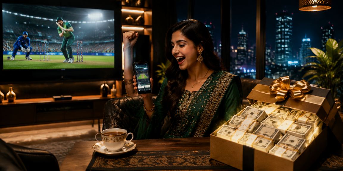 ক্রিকেট ম্যাচের মঞ্চে মোবাইল দিয়ে বাজি
